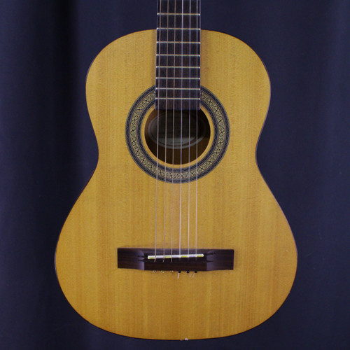 Vist Large View of Product Image Which is Used Squier MC-1 3/4 NYLON ACOUSTIC Laminate Top Acoustic Guitar Natural