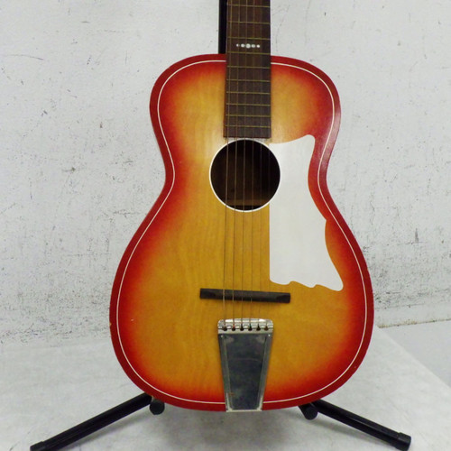 Vist Large View of Product Image Which is Used harmony Vintage Acoustic Guitar Vintage Laminate Top Acoustic Guitar Cherry Sunburst