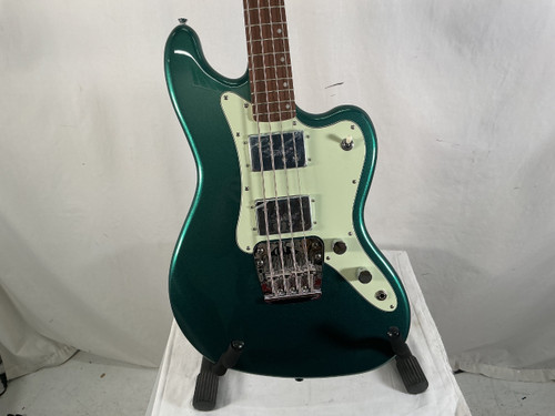 Vist Large View of Product Image Which is Used Squier PARA RASCAL BASS P Type Bass Guitar Green 4-String