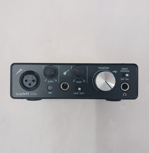 Vist Large View of Product Image Which is Used Focusrite SCARLETT SOLO 2ND GEN Computer Interface 2 A/D Recording Inputs