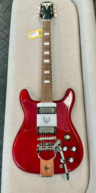 Vist Large View of Product Image Which is Used Epiphone WILSHIRE Offset Double Cutaway Electric Guitar Red 6-String
