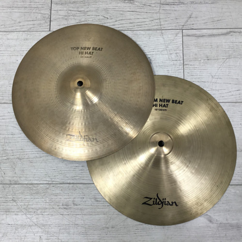 Vist Large View of Product Image Which is Used Zildjian New Beat 13" Hi Hat Cymbals