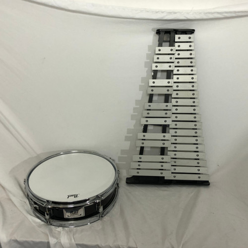 Vist Large View of Product Image Which is Used Pearl BELL KIT W/ SNARE PAD AND STAND Percussion Instrument