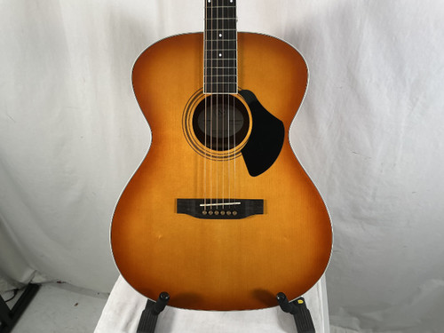 Vist Large View of Product Image Which is Used Nashville Guitarworks GNW OM10EB Laminate Top Acoustic Guitar Tobacco Sunburst