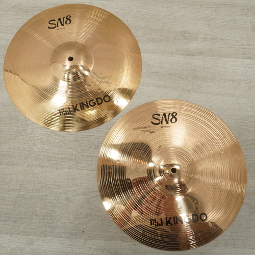 Vist Large View of Product Image Which is Used Kingdo B8 Hi Hat Cymbals 14 - Inch