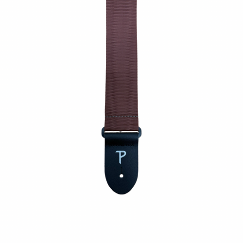 Vist Large View of Product Image Which is New PERRI'S LEATHER 2" POLYPRO GUITAR STRAP 72" - BROWN