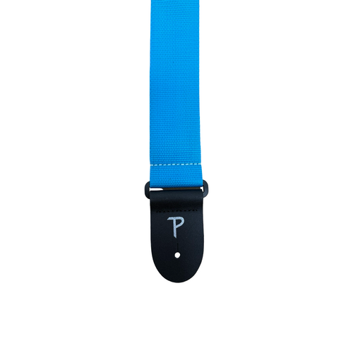 Vist Large View of Product Image Which is New PERRI'S LEATHER 2" POLYPRO GUITAR STRAP 72" - TEAL