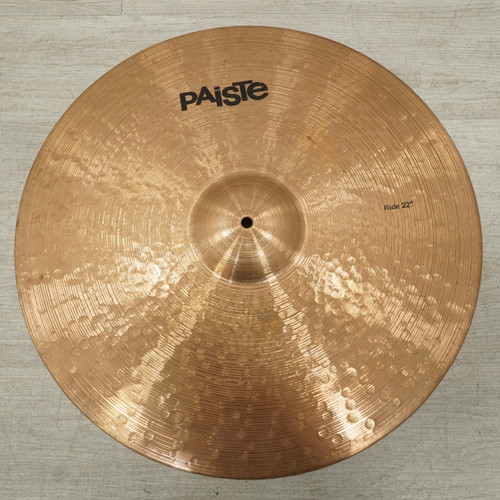Vist Large View of Product Image Which is Used Paiste Prototype Ride Cymbal 22 - Inch