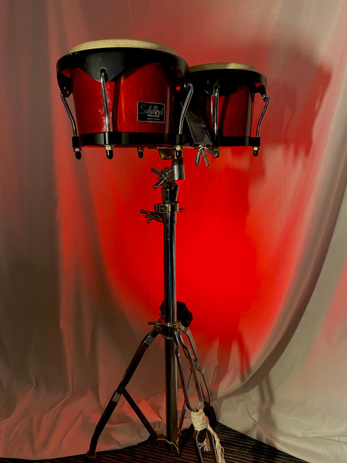 Vist Large View of Product Image Which is Used Schalloch BONGO PAIR W/ STAND Bongo