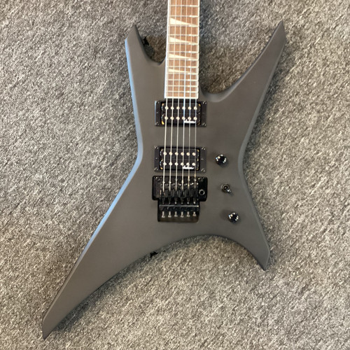 Vist Large View of Product Image Which is Used Jackson WARRIOR WRX Pointy Electric Guitar Black 6-String