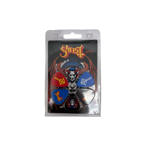 Vist Large View of Product Image Which is New PERRI'S LEATHER GHOST 6-PACK GUITAR PICKS