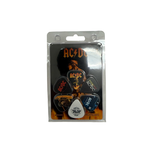 Vist Large View of Product Image Which is New PERRI'S LEATHER ACDC 6-PACK GUITAR PICKS