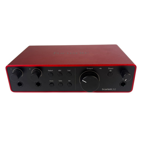 Vist Large View of Product Image Which is Used Focusrite Scarlett 2i2 4th Gen USB Audio Interface