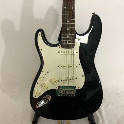 Vist Large View of Product Image Which is Used Squier STANDARD STRATOCASTER LH S Type Electric Guitar Black 6-String