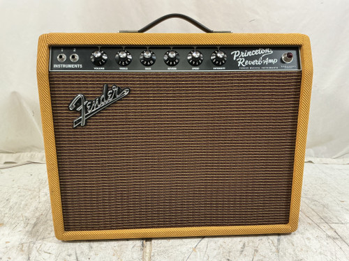 Vist Large View of Product Image Which is Used Fender 65 PRINCETON REVERB REISSUE TWEED 1 x 12 Tube Combo Amplifier 1 x 12