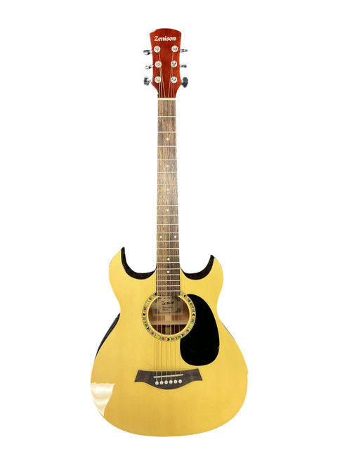 Vist Large View of Product Image Which is Used ZENISON 16151 Solid Top Acoustic Guitar Natural