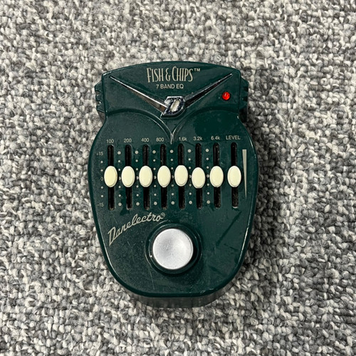 Vist Large View of Product Image Which is Used DANELECTRO FISH AND CHIPS 7 BAND EQ Guitar Equalizer Pedal