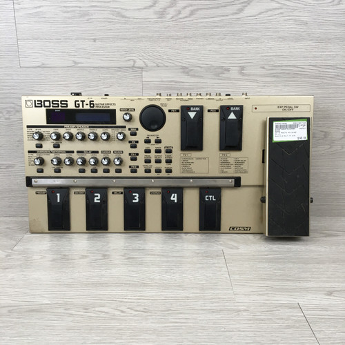 Vist Large View of Product Image Which is Used Boss GT-6 MULTI FX W/AC Floorboard Effect