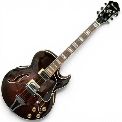 Vist Large View of Product Image Which is Used Ibanez AK85 Vintage Semi-Hollow Electric Guitar Red 6-String