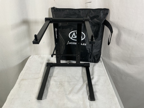 Vist Large View of Product Image Which is Used Axcess PORTABLE LAPTOP STAND Pro Sound Accessory