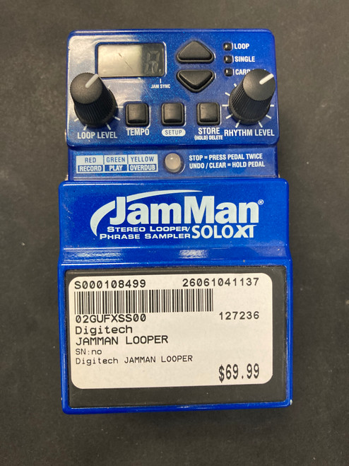 Vist Large View of Product Image Which is Used Digitech JAMMAN LOOPER Looper Pedal