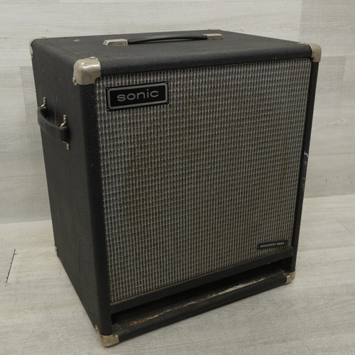 Vist Large View of Product Image Which is Used Sonic Micromini Bass 1 X 15 Bass Guitar Cabinet - Local Pickup Only