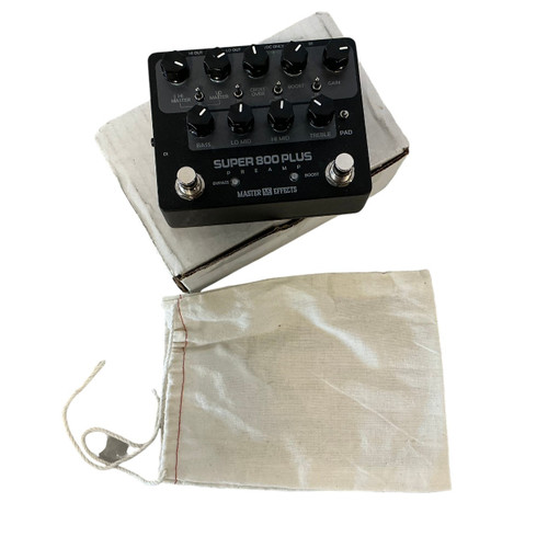 Vist Large View of Product Image Which is Used MASTER EFFECTS SUPER 800 PLUS Bass Pre-Amp Pedal
