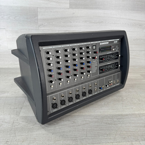Vist Large View of Product Image Which is Used Samson XM610 - 6-channel 600-watt Powered Mixer Head