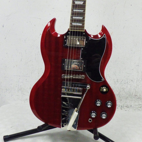 Vist Large View of Product Image Which is Used Epiphone Standard 61 Maestro SG Type Electric Guitar Red 6-String