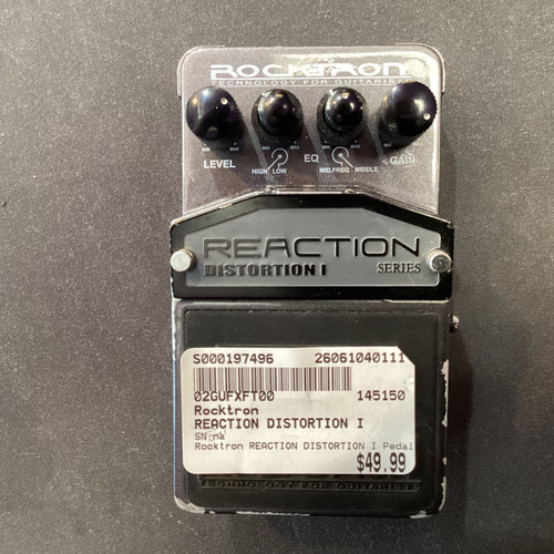 Vist Large View of Product Image Which is Used Rocktron REACTION DISTORTION I Distortion Pedal