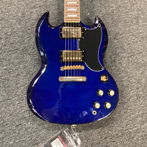 Vist Large View of Product Image Which is Used Epiphone SG STANDARD SG Type Electric Guitar Blue 6-String