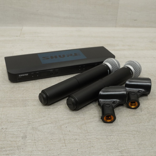 Vist Large View of Product Image Which is Used Shure Blx288/sm58 Dual Wireless J11 Wireless Microphone