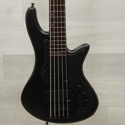 Vist Large View of Product Image Which is Used Schecter Stiletto STEALTH-5 Bass Guitar Black 5-String