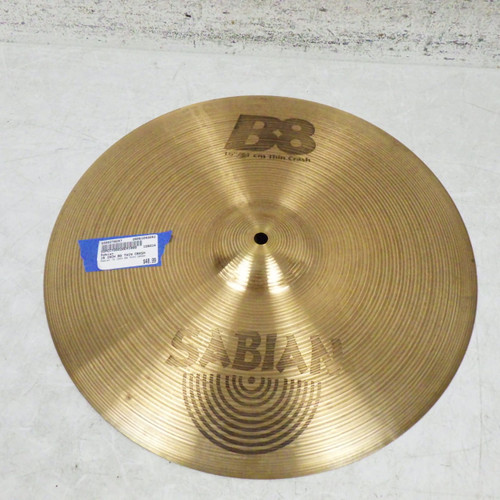 Vist Large View of Product Image Which is Used Sabian 16 INCH B8 THIN CRASH Crash Cymbal 16"