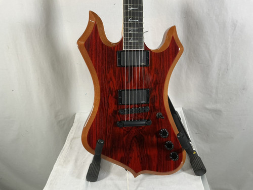 Vist Large View of Product Image Which is Used Wylde Audio NOMAD Pointy Electric Guitar Wood 6-String