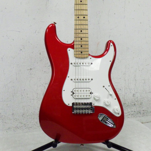 Vist Large View of Product Image Which is Used Fender Standard Stratocaster HSS S Type Electric Guitar Red 6-String