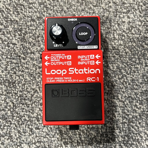 Vist Large View of Product Image Which is Used BOSS RC-1 LOOP STATION Guitar Looper Pedal