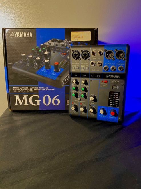 Vist Large View of Product Image Which is Used Yamaha MG06 STEREO MIXER Compact Mixer