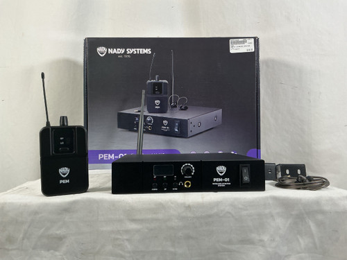 Vist Large View of Product Image Which is Used Nady PEM-01 WIRELESS MONITOR In-Ear Monitors