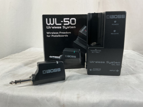 Vist Large View of Product Image Which is Used Boss WL-50 PEDALBOARD WIRELESS Compact Instrument Wireless