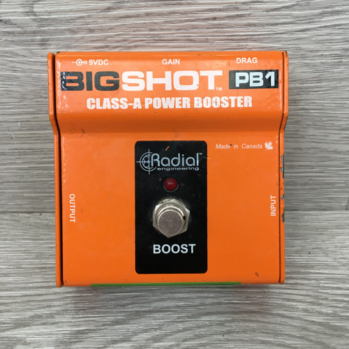 Vist Large View of Product Image Which is Used Radial Engineering BIG SHOT PB1 CLASS A POWER BOOST Boost Pedal