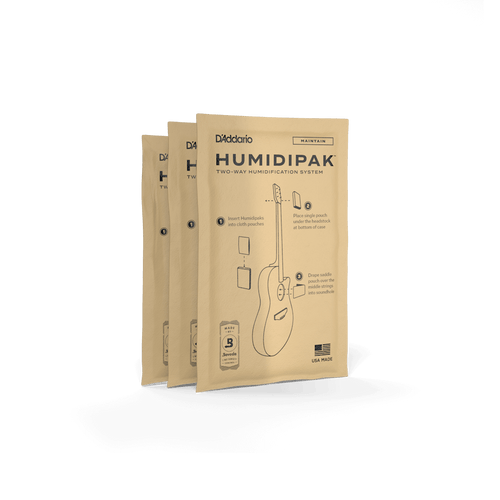 New D'Addario Humidipak Maintain Replacement Packet (3-pack) 40112-PW-HPRP-03