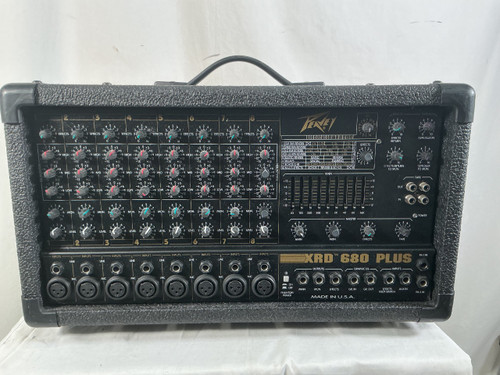 Vist Large View of Product Image Which is Used Peavey XRD680 PLUS POWERED PA HEAD Powered Mixing Head