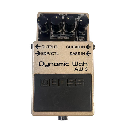 Vist Large View of Product Image Which is Used Boss AW-3 Dynamic Wah Guitar Effects Pedal