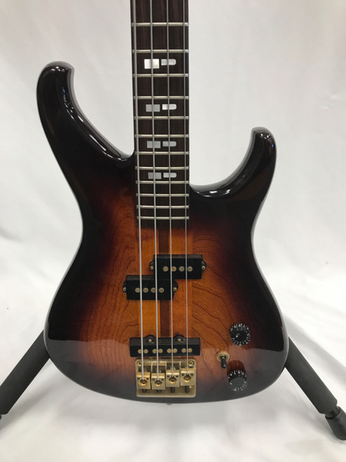 Vist Large View of Product Image Which is Used Polytone CONTEMPO B BASS Vintage P Type Bass Guitar Tobacco Sunburst 4-String