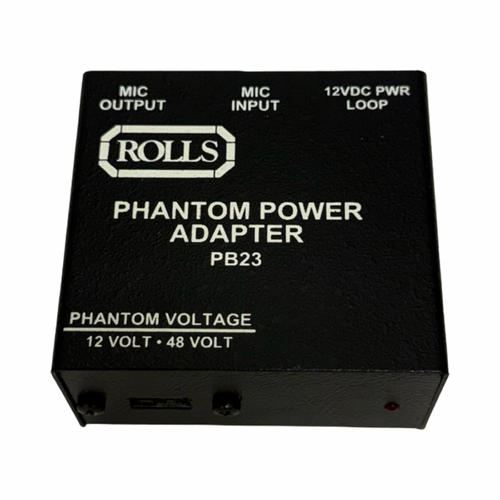 Vist Large View of Product Image Which is Used Rolls PHANTOM POWER ADPT PB23 Pro Sound Accessory
