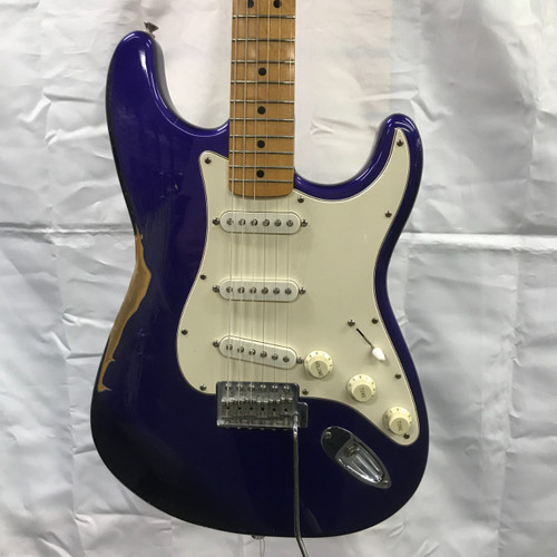 Vist Large View of Product Image Which is Used Fender PLAYER STRATOCASTER MIM S Type Electric Guitar Blue 6-String