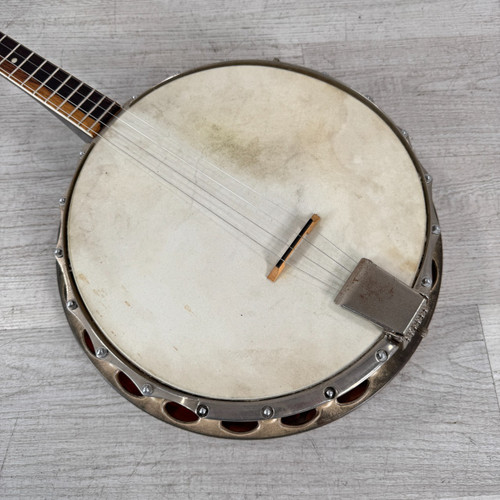 Vist Large View of Product Image Which is Used Gretsch New Yorker Tenor Banjo