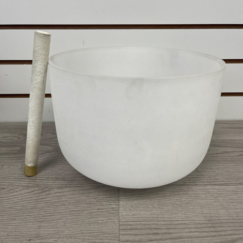 Vist Large View of Product Image Which is Used 10IN CRYSTAL SINGING BOWL W/BAG World Percussion Instrument