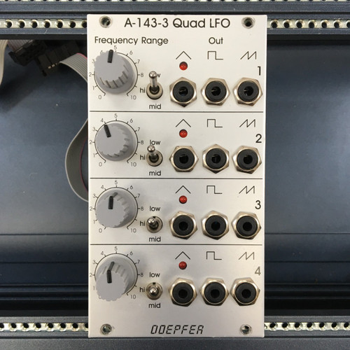 Vist Large View of Product Image Which is Used Doepfer A-143-3 QUAD LFO Modular Synthesizer Rackmount
